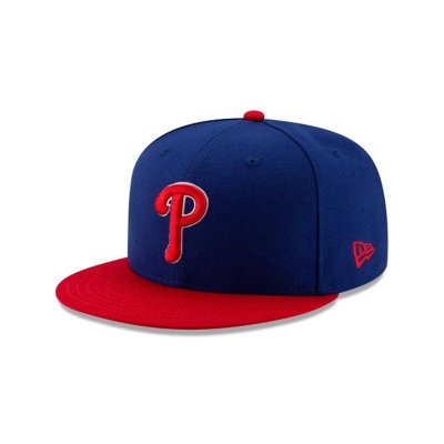 Sapca New Era Philadelphia Phillies MLB Authentic Collection 59FIFTY Fitted - Albastri